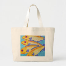 Yellow fish bag