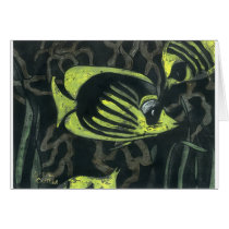 Yellow Fish Greeting Card