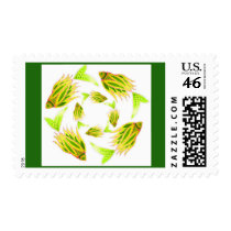 Yellow Fish Circling Stamp