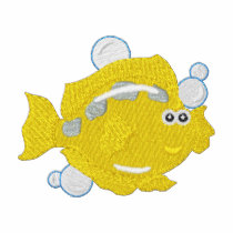 Yellow Fish embroidered shirts by ZazzleEmbroidery Yellow Fish embroidered shirts
