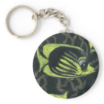 Yellow Fish Keychain