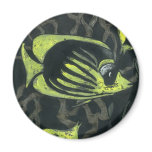 Yellow Fish Fridge Magnets