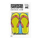 Yellow Flip Flops Postage