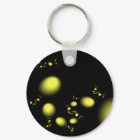 Yellow Floating Eggs keychain