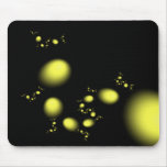 Yellow Floating Eggs Mouse Pad