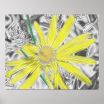 Yellow Floral Art Print