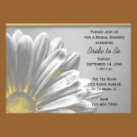 Yellow Floral Highlights Bridal Shower Invitations invitations
