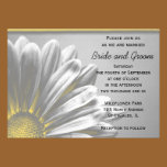 Yellow Floral Highlights Wedding Invitation invitations