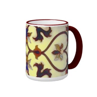 Yellow Floral pattern Mug