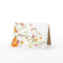 Yellow Floral Swallows Invitation / Save Date / TQ cards by fat_fa_tin Yellow Floral Swallows Invitation / Save Date / TQ cards