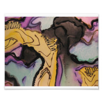 YELLOW FLOW PRINT PHOTO PRINT