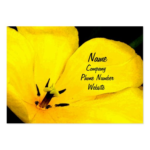 Yellow Flower Business Card