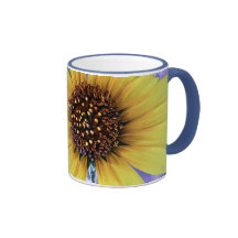 Yellow Flower Coffee Cup Mug