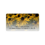 Yellow Flower Field Return Address Label
