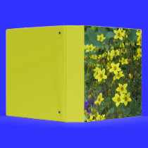 yellow flower garden binders