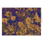 Yellow flower greeting card