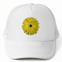 Yellow Flower hats by TDSwhite Yellow Flower hats