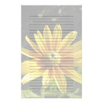 Yellow Flower: Irish Eyes II, Lined/Unlined Paper stationery