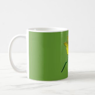 Yellow flower Mug mug