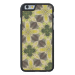 Yellow Flower Pattern Carved® Maple iPhone 6 Case