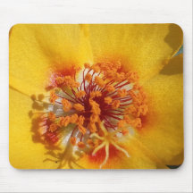 Yellow Flower Petals Mousepad
