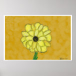 Yellow Flower Posters