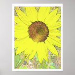 Yellow Flower Posters