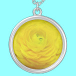 Yellow Flower Sterling Silver Necklace necklaces
