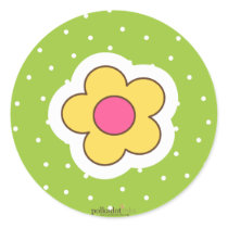 Yellow Flower Stickers stickers