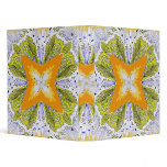 Yellow Flower White Fringe Binder