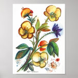 Yellow Flowers 64Poster-A posters