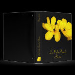 Yellow Flowers Binder binders