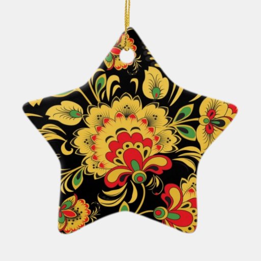 yellow flowers black double sided star ceramic christmas yellow flowers black double sided star ceramic christmas
