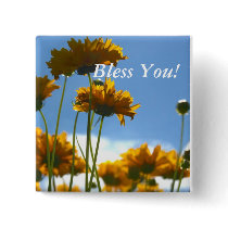 Yellow Flowers buttons