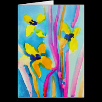 Yellow Flowers by Christina Miller, Age 9 cards