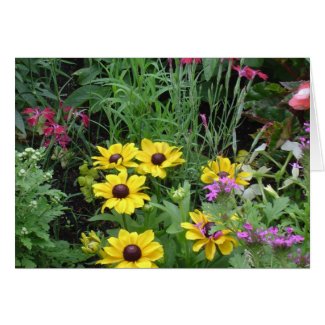 Yellow Flowers card