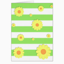 Yellow flowers - Card