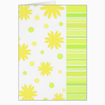 Yellow flowers - Card