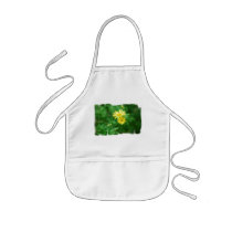 Yellow Flowers Children's Apron