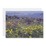 yellow Flowers, Cyprus flowers Custom Invitation