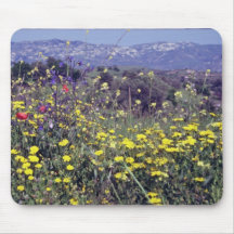 yellow Flowers, Cyprus flowers Mousepads