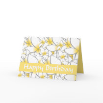 Yellow Flowers Happy Birthday cards by myhome71 Yellow Flowers Happy Birthday cards