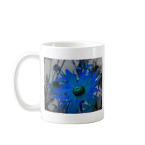 Yellow flowers in blue mugs by angelandspot Yellow flowers in blue mugs