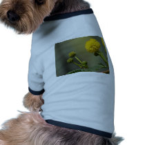 Yellow Flowers In Green Grass Macro Image pet clothing by lifesphere Yellow Flowers In Green Grass Macro Image pet clothing
