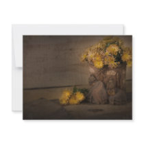 yellow flowers invitations by VioDePhoto yellow flowers invitations