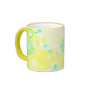 YELLOW FLOWERS KITCHEN MUGS SETS by libertydogmerch YELLOW FLOWERS KITCHEN MUGS SETS