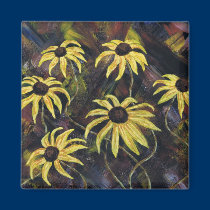 yellow flowers magnets