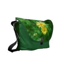 Yellow Flowers Messenger Bag
