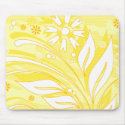 yellow flowers mousepads by VioDeSign yellow flowers mousepads