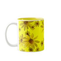 Yellow Flowers Coffee Mugs